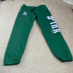 Dark green sweatpants